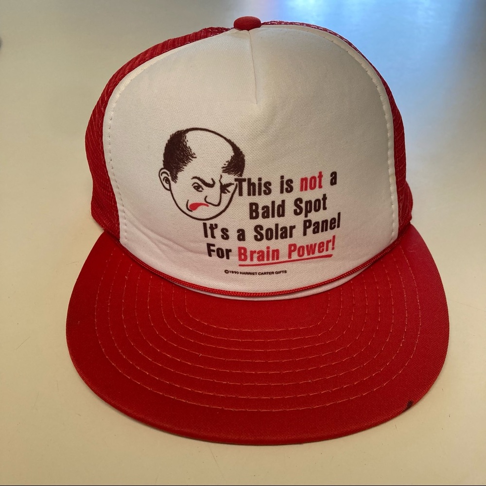 1990 Vintage Balding Trucker Hat